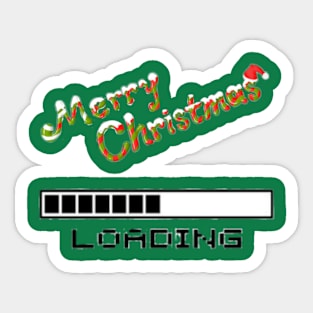 Merry Christmas - Loading Sticker